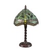 Lampa Tiffany grön Libellule - shop lampor Tiffany
