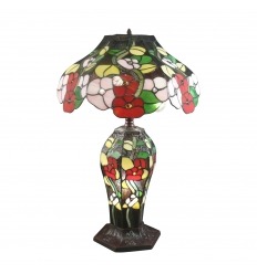 Květinová lampa ve stylu Tiffany