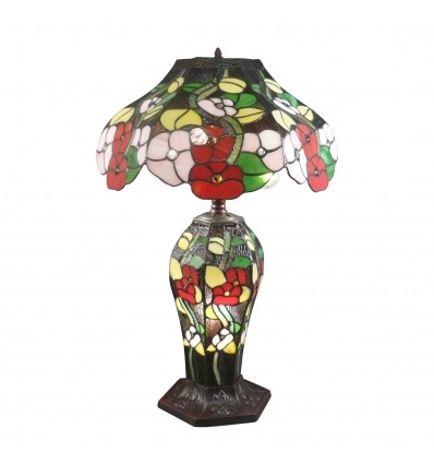 Tiffany style flowers lamp