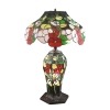 Lampa w stylu Tiffany kwiaty