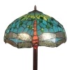 Stolní lampa Tiffany Montpellier - skleněná stojací lampy