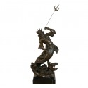 Estátua de Netuno / Poseidon em bronze