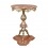 Pedestal style back from Egypt in bronze and red marble Alicante