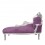 Chaise longue púrpura barroco