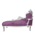 Purple baroque chaise longue - Baroque daybed