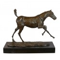 Spiżowa statua konia Degas - 