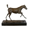Estatua de bronce del caballo degas. - 