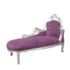 Chaise longue púrpura barroco - Diván barroco