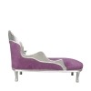 Purple baroque chaise longue - Baroque daybed