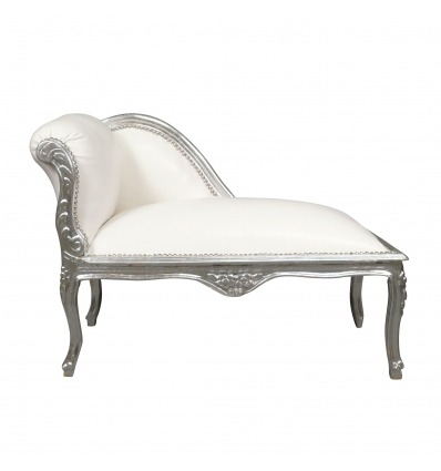  Louis XV Baroque white daybed - Baroque daybed - 