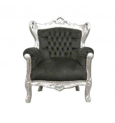 Ребенок черный барокко кресло - Мебель в стиле барокко - 