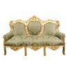 Baroque green sofa - Baroque sofa