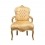 Louis XV golden armchair