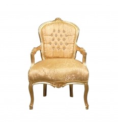 Louis XV golden armchair
