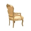  Krzesło ludwik XV pozłacane - Krzesło Louis XV - 