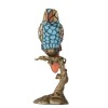 Parrot lamp with stained glass Tiffany
