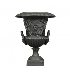 Medici cast iron vase - H: 60 cm
