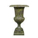  Medici Vase aus grünem Gusseisen - H: 96 cm - Medici Vasen - 