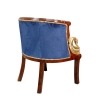Napoleon III stylu niebieski Imperium - meble krzesła Empire - 