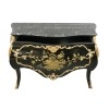 Baroque Dresser black and gold - baroque style furniture - 
