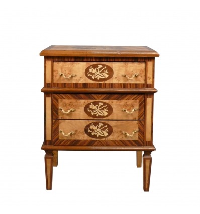 Small chest of drawers Charles X style - bedside