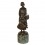Staty i brons - kvinnan i kundvagnen