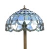  Stolní lampa Tiffany modrá - Stojací Lampy Tiffany - 