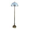  Azure Tiffany floor lamp - Art deco lighting - 