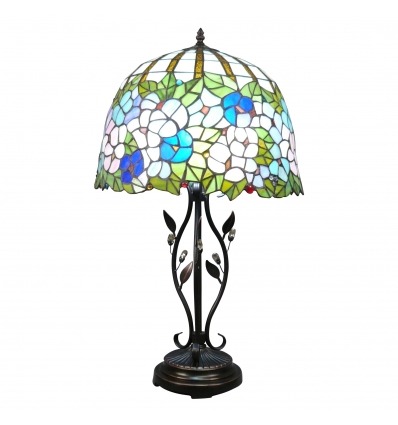 Lampa Tiffany Wisteria - reproduktion av lampan Skriv ursprungliga Tiffany - 