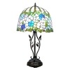 Lampada Tiffany tipo di Wistéria - Riproduzione lampada Tiffany originale - 