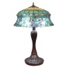  Lampe Tiffany avec un vitrail rococo - Lampes Tiffany - 