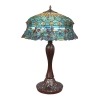  Lámpara de Tiffany con vidrieras de estilo rococó. - Lamparas estilo tiffany chile