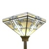  Állólámpa Tiffany-art deco Torchiere - Lámpatestek Tiffany - Chicago-Sorozat - 