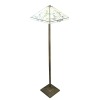 Golv lampa Tiffany art deco med lampetter, ljuskronor och lampor i lager