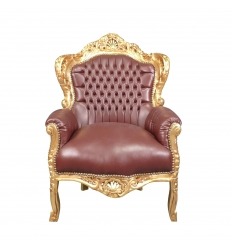 Barokk szék barna