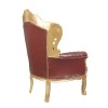 Barokk szék barna - Fotel barokk királyi