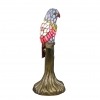 Lampe Tiffany perroquet amazonie