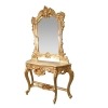 Arany barokk - rokokó bútorokkal konzol - 
