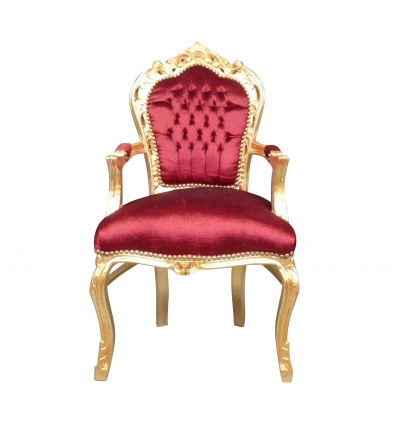 Бургундии и золото - мебель деко и барокко кресло кресло - 