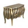 Baroque COMMODE with gold stripes - Baroque chest of drawers -