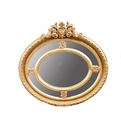 Louis XV Spiegel aus vergoldetem Holz - 