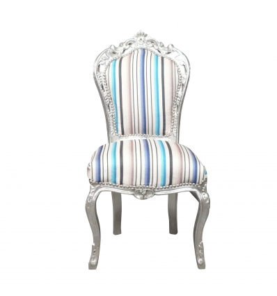 Vícebarevné barokní křeslo - barokní židle - 