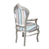 Multicolored baroque armchair - Style furniture and art deco - 