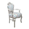 Monivärinen barokki nojatuoli - huonekalut ja sisustus - 