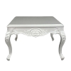 Серебряный барочный столик - мебель в баре - 