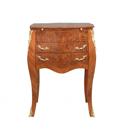 Louis XV Chest of Drawers and Writings - Louis XV Furniture - 