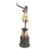 Statua in bronzo di una ballerina in stile art deco - 