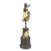 Bronzestatue einer Tänzerin Art Deco-Stil - 