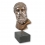 Sculpture en bronze du buste de Zeus