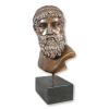 Sculpture en bronze du buste de Zeus - statue de la mythologie Grecque - 
